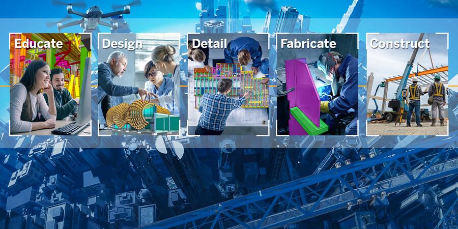 Educate, design, detail, fabricate and construct with Tekla software by Trimble